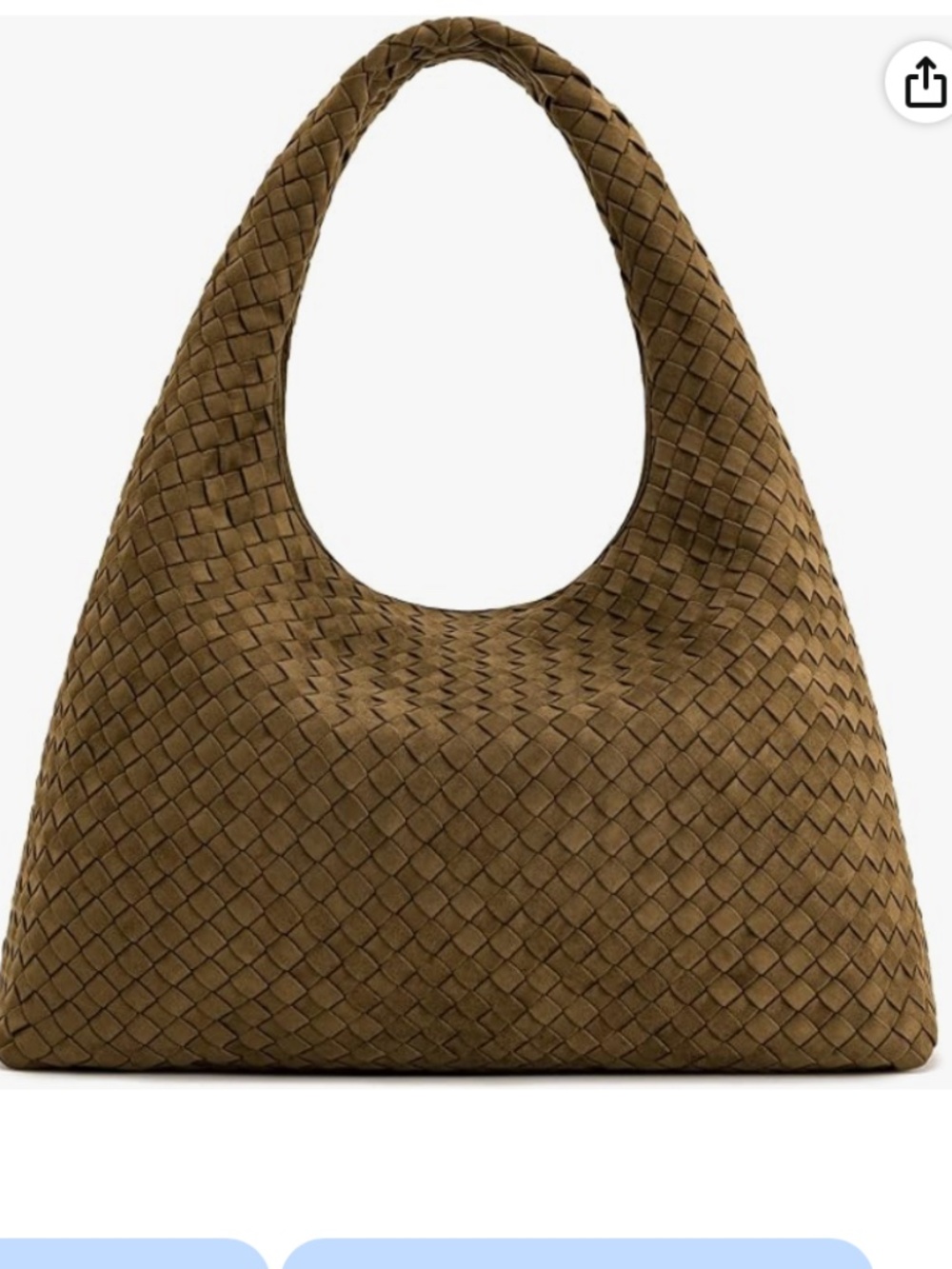 JW PEI Women's Laura Faux Suede Woven Shoulder Bag